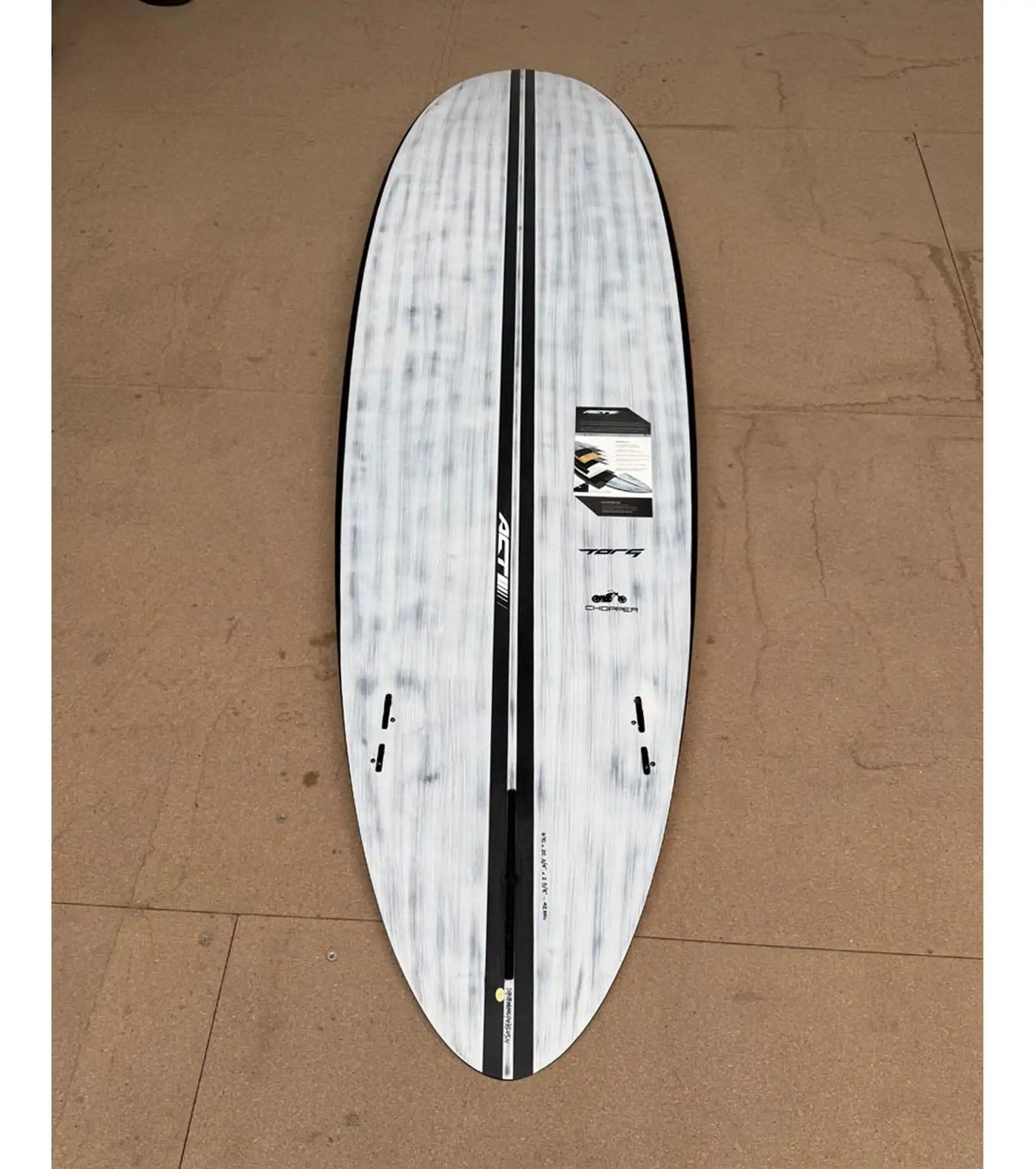Torq Chopper ACT - Futures - 2 + 1 Fin - Black Rail