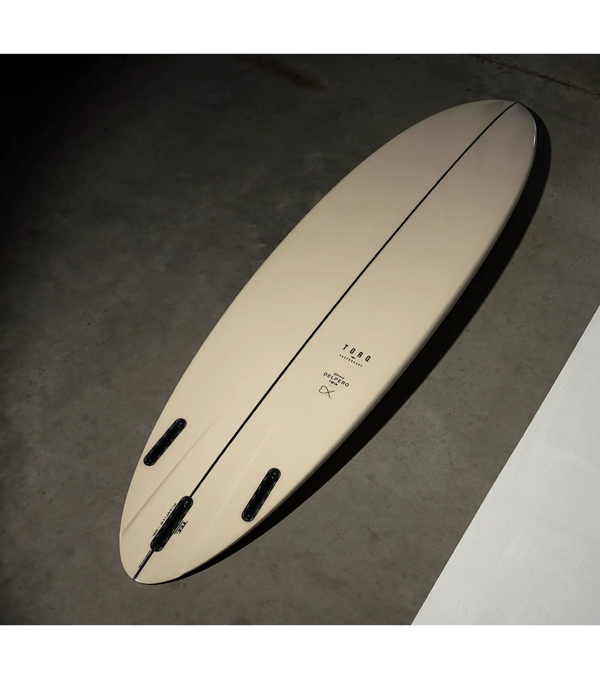 Torq Delpero Twin TEC - FCS II - 3 Fin - Stone
