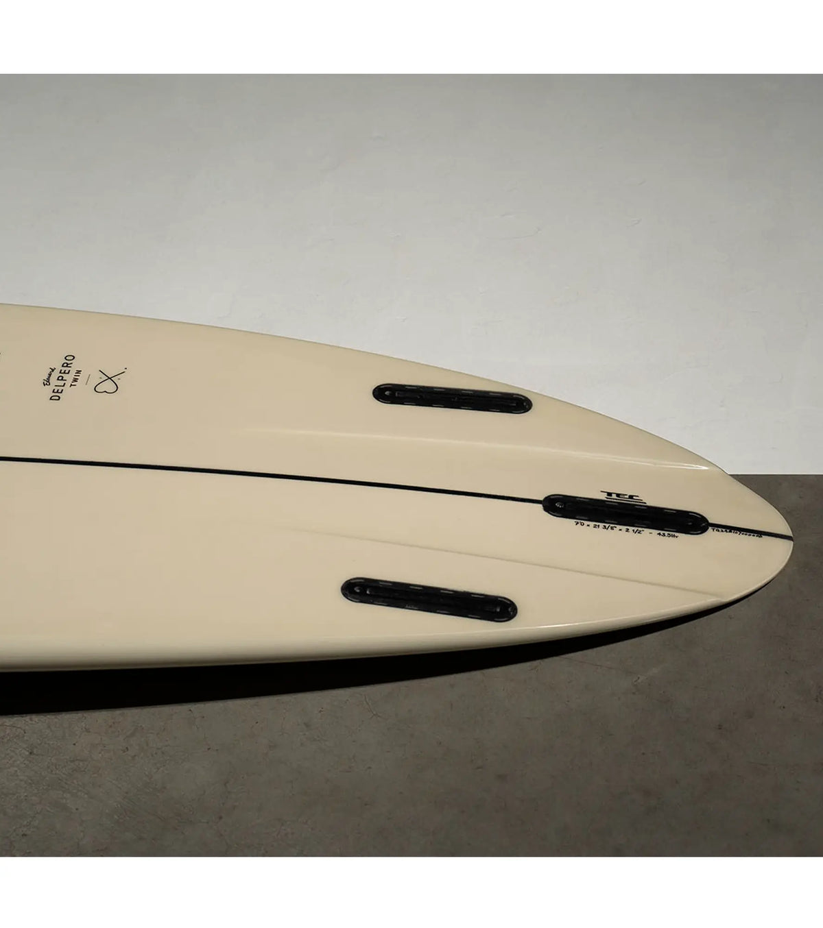 Torq Delpero Twin TEC - FCS II - 3 Fin - Stone