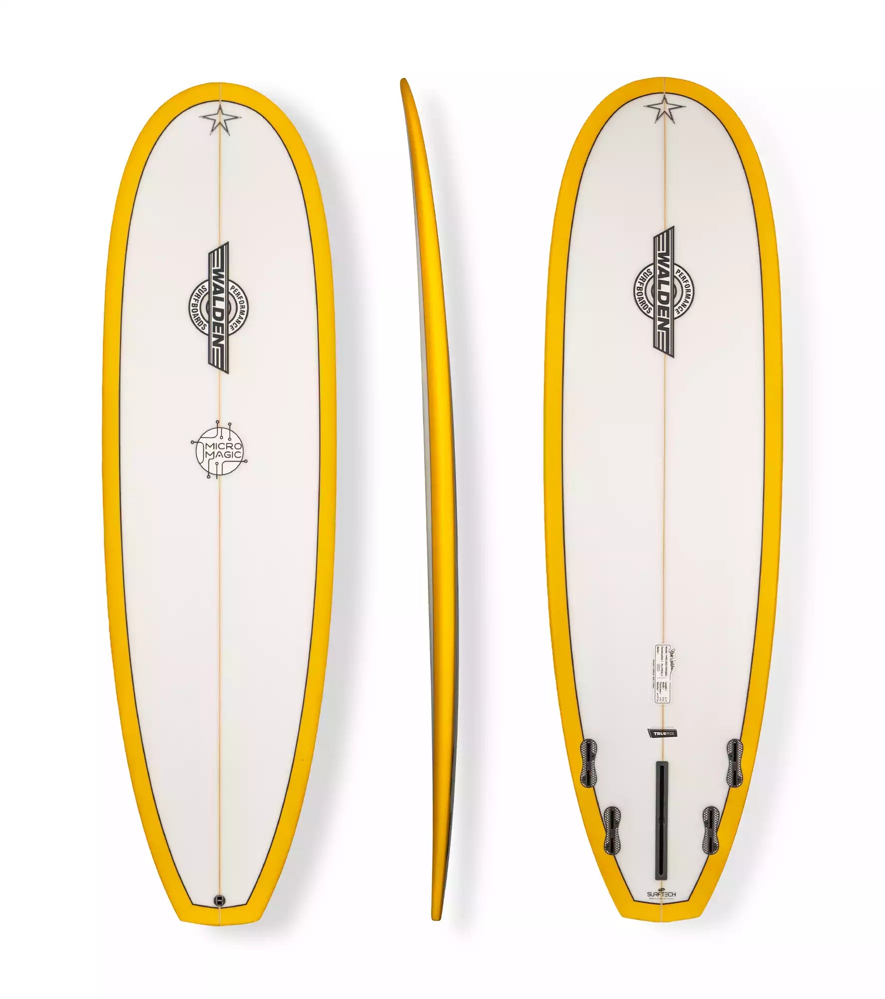 Walden Micro Magic - Trueride PU - FCS II - 4 + 1 Fin