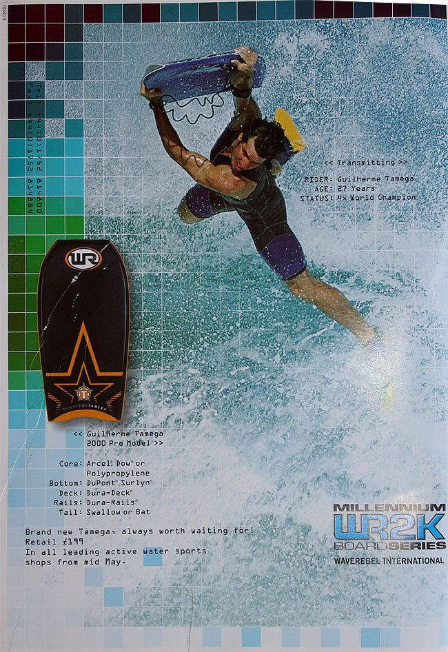 The Wave Rebel  Body Board  Mermaid 36" Pink