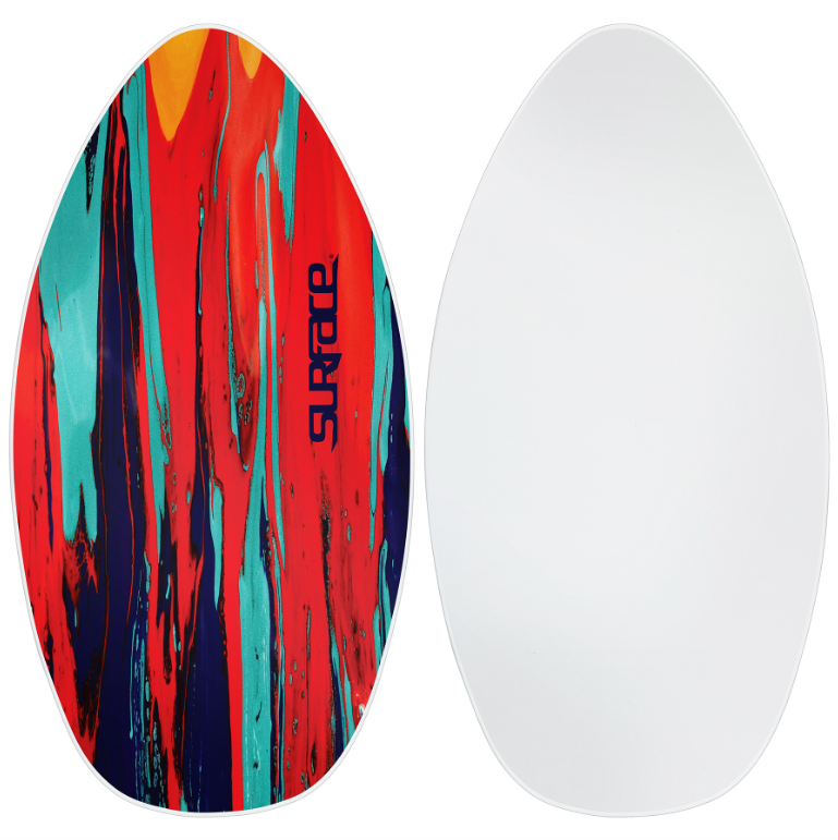 Wave Rebel Skim board  Surface Red Mint Black 40" Inch Noordzee Surfshop Nederland Skimboard Scheveningen