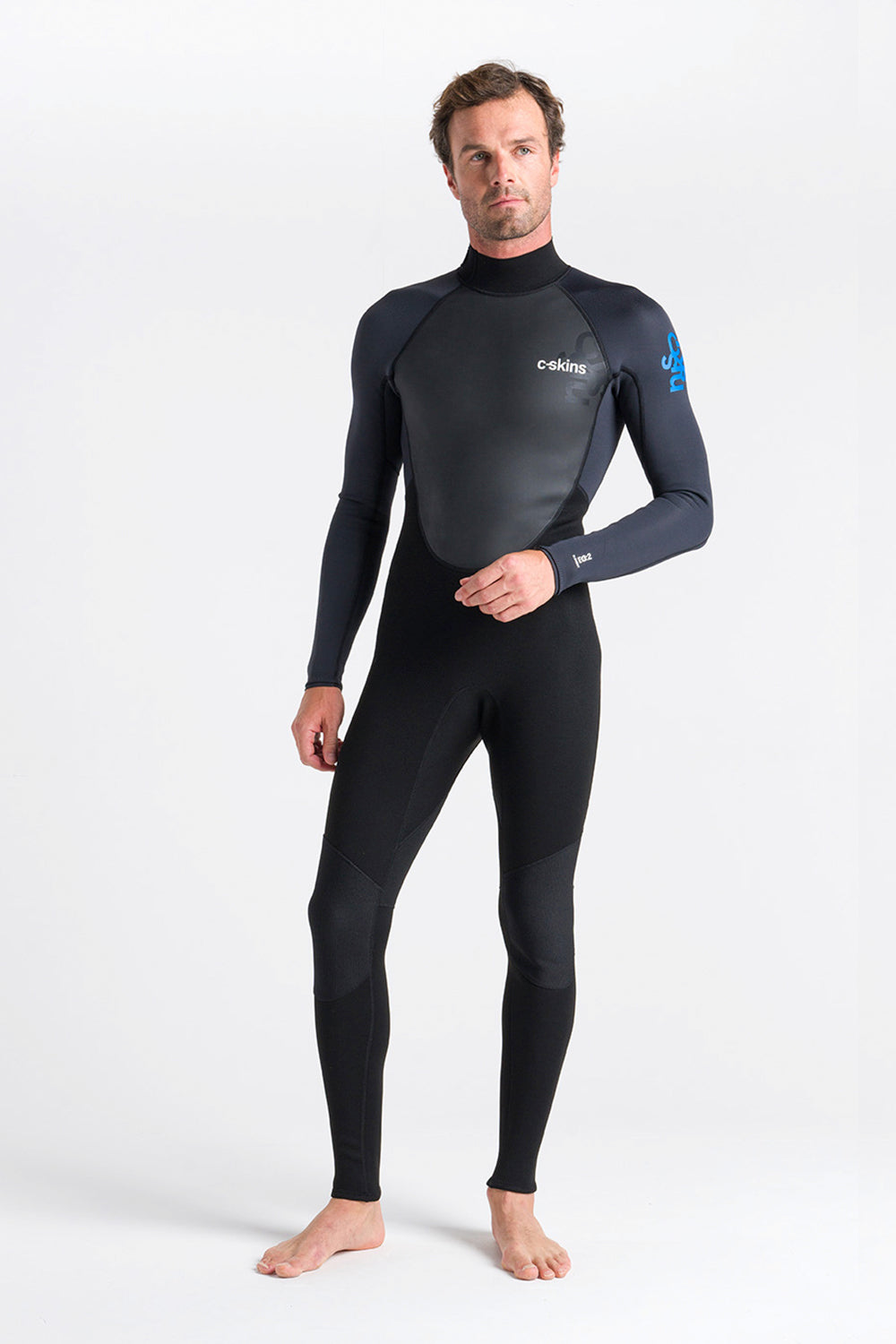 C-Skins Wetsuits Element 3:2 Mens Steamer-BK-AN-CY-3XL  Noordzee Boardstore surfshop Scheveningen