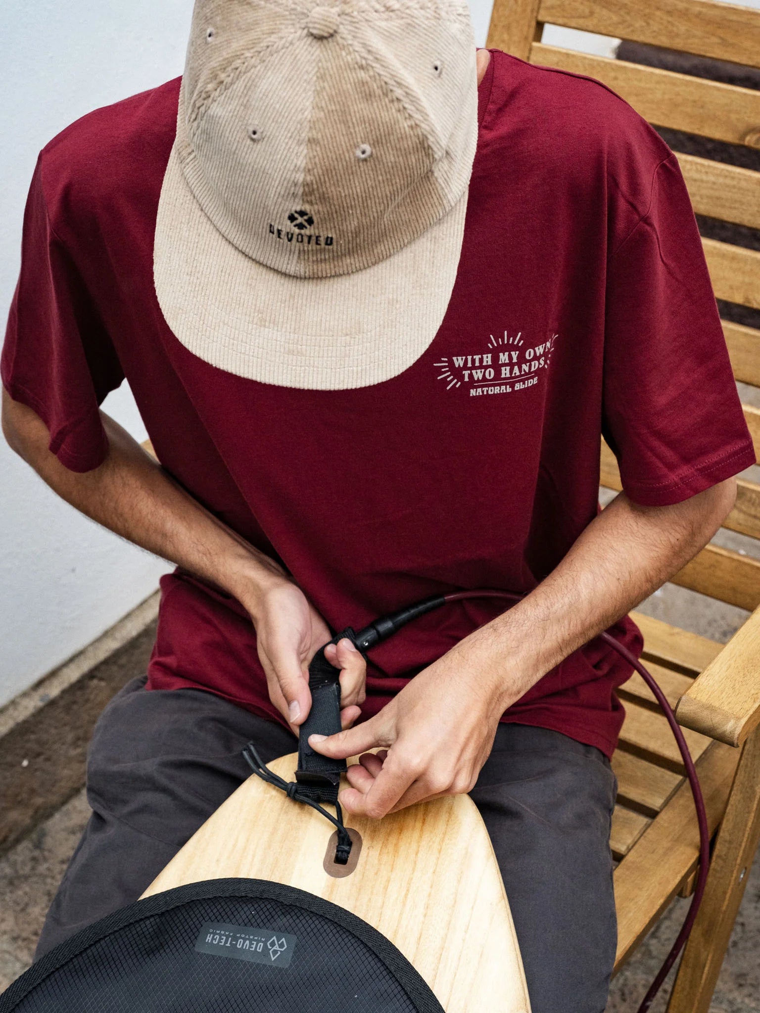 Devoted 9ft pro knee leash (7mm) black