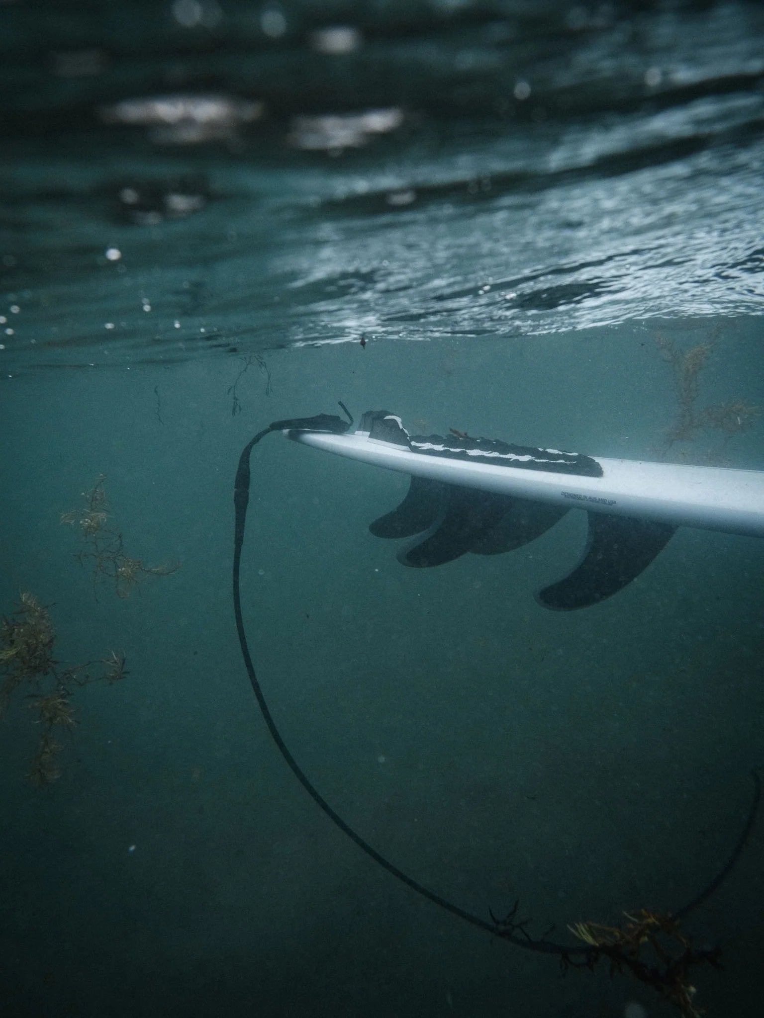 Devoted 6ft pro leash (7mm) black/aqua