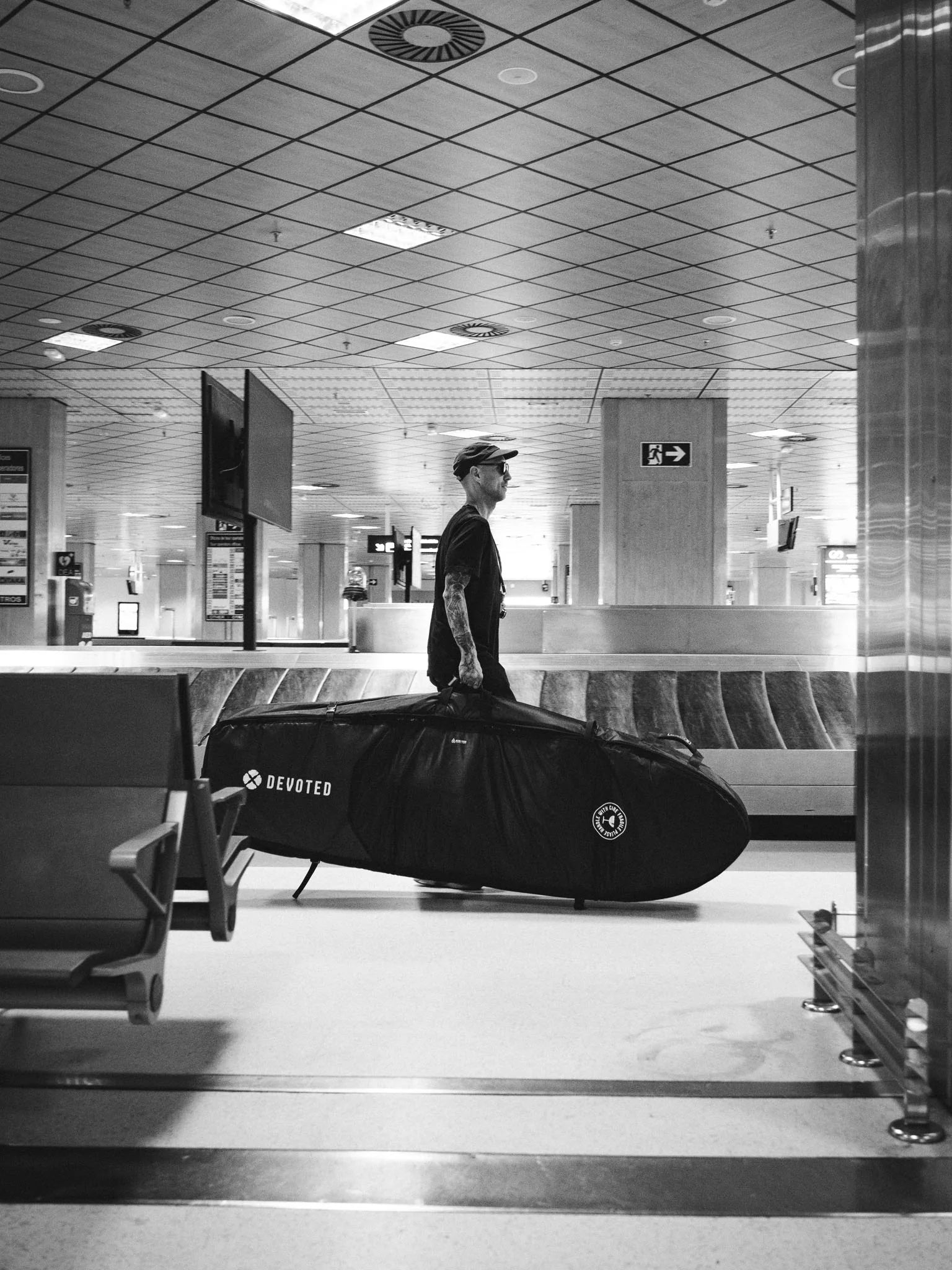 Fish 10mm Quad Travel Boardbag surfshop noordzee boardstore travel ag surfboard bali changu hossegor 444