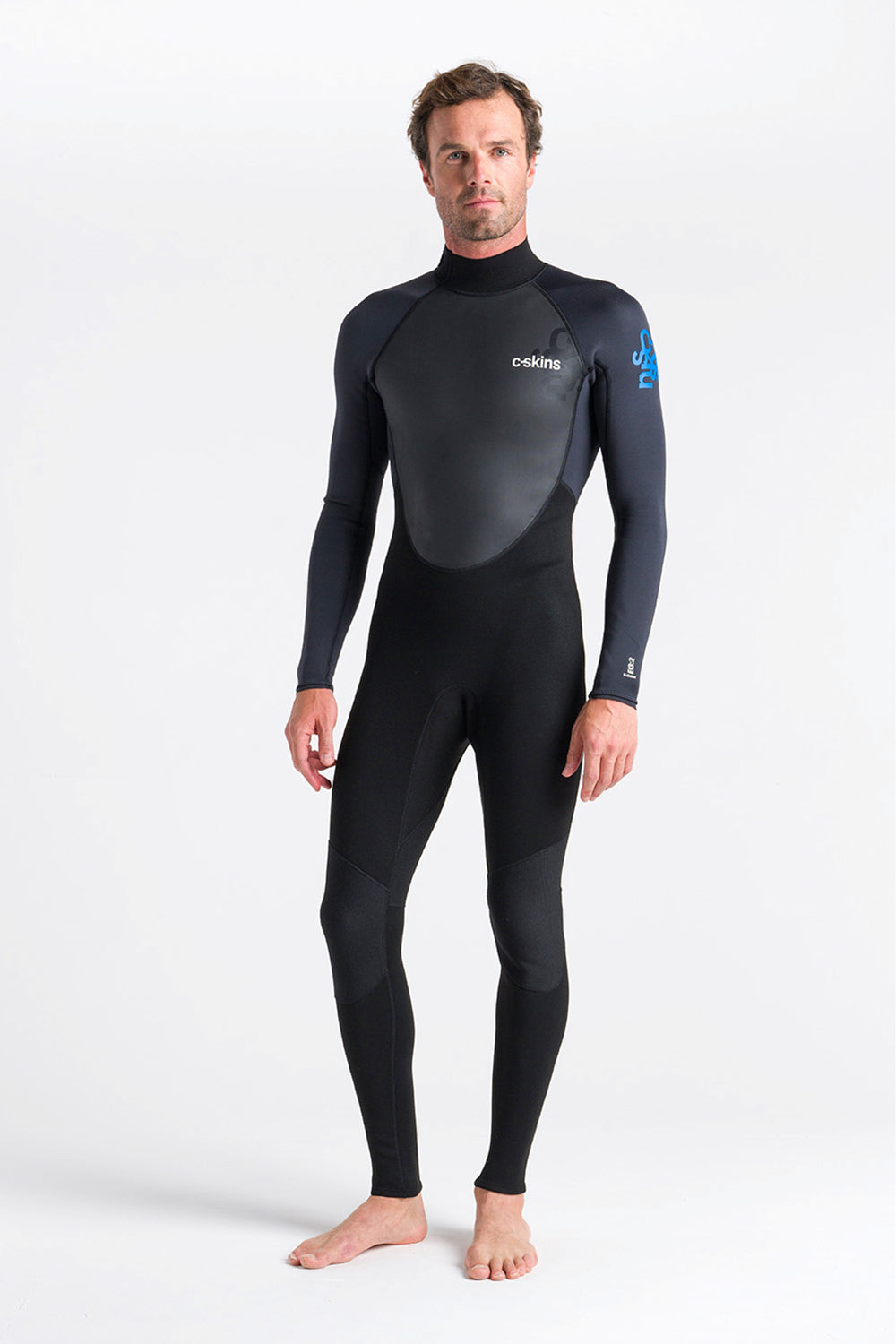 C-Skins Wetsuits Element 3:2 Mens Steamer-BK-AN-CY-3XL  Noordzee Boardstore surfshop Scheveningen