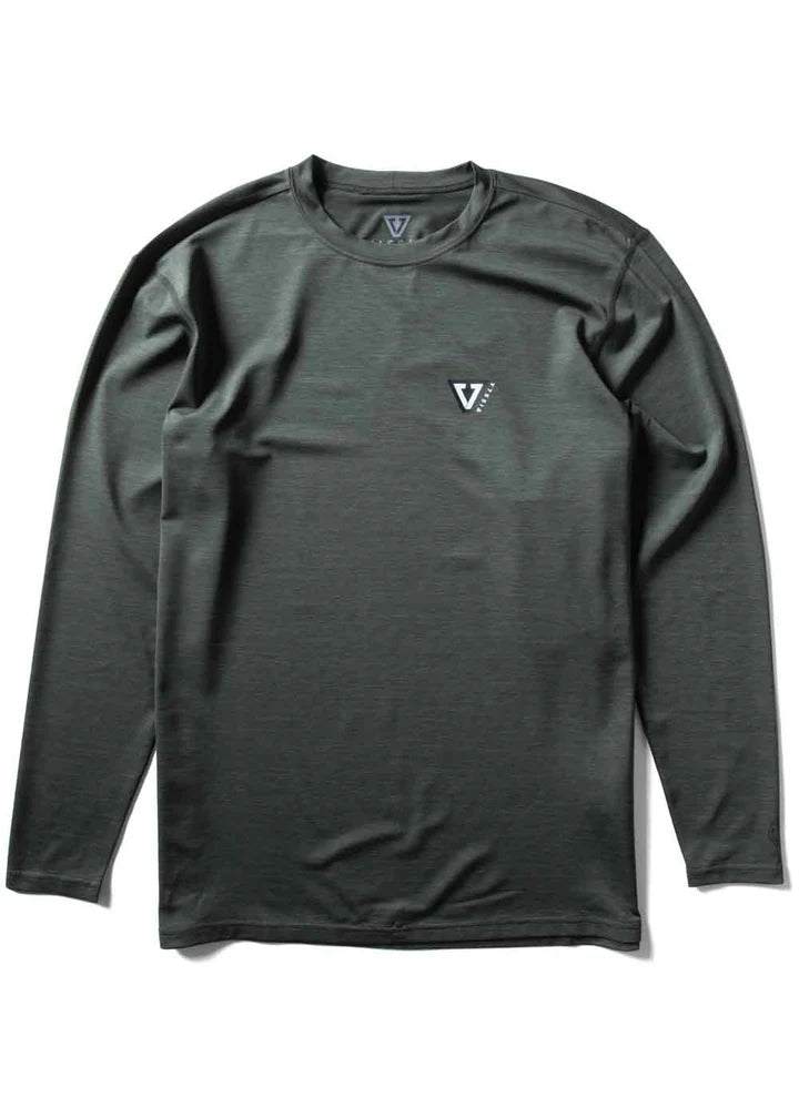 Vissla Mens Twisted Eco Long Sleeve Lycra Military Heather