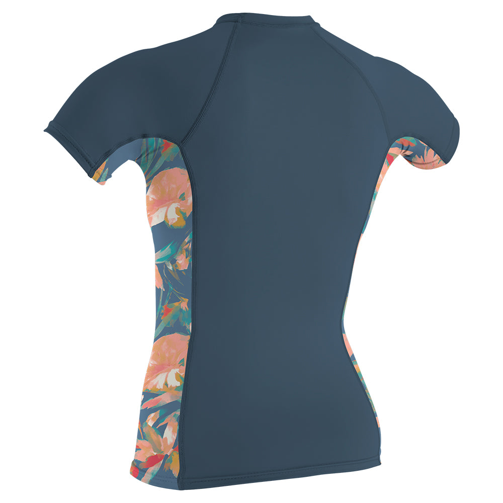 o-neill-women-s-side-print-rash-guard-Lycra Noordzee Boardstore scheveningen wetsuit sale surf outlet 