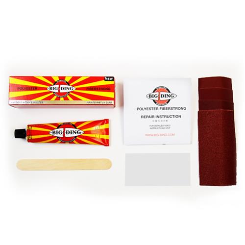 Big Ding uv cure polyester fiberstrong 60ml  Noordzee Boardstore surfshop Scheveningen