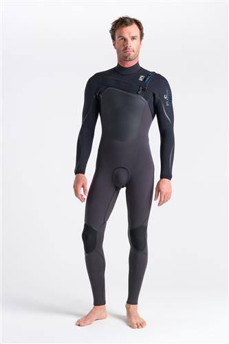 C-Skins Wetsuits CS- Wired 4:3 Mens LQS Chest Zip Steamer-MX-BK-XP-XL MX-BK-XP Noordzee Boardstore surfshop Scheveningen