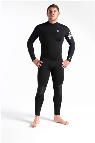 C-Skins Wetsuits C-Session 5:4:3 Mens GBS Back Zip Steamer-BK-BD-WH-XL BK-BD-WH Noordzee Boardstore surfshop Scheveningen