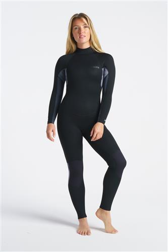 C-Skins Wetsuits C-Surflite 5:4:3 Womens GBS Back Zip Steamer-RV-BKTD-BK-8 RV-BKTD-BK Noordzee Boardstore surfshop Scheveningen