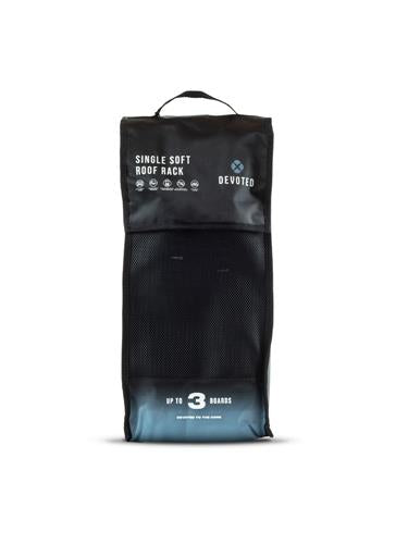 Devoted devoted premium single soft roof rack black black Noordzee Boardstore surfshop Scheveningen