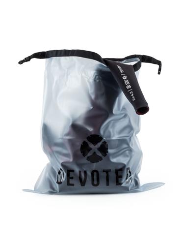 Devoted devoted waterproof wetsuit bag 27L transparant transparant Noordzee Boardstore surfshop Scheveningen