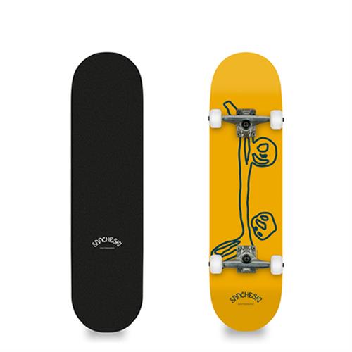 Sancheski sancheski 7.6" mini logo junior yellow  Noordzee Boardstore surfshop Scheveningen
