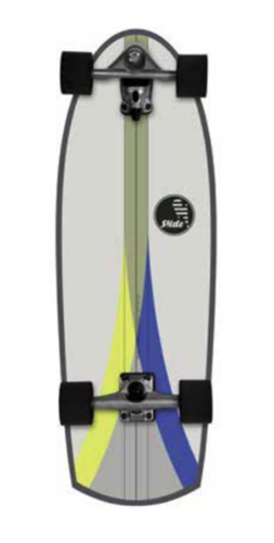 Slide Surf Skateboards surf deck 32" chicala White Noordzee Boardstore surfshop Scheveningen