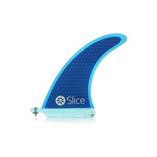 Slice Fins slice rtm hexcore us-box centre fin 8" blue  Noordzee Boardstore surfshop Scheveningen