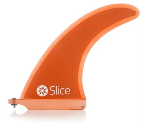 Slice Fins slice rtm hexcore us-box centre fin 8" orange  Noordzee Boardstore surfshop Scheveningen