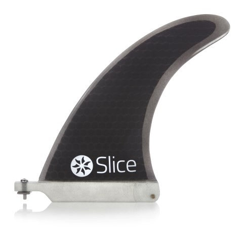 Slice Fins slice rtm hexcore us-box centre fin 9" smoke  Noordzee Boardstore surfshop Scheveningen