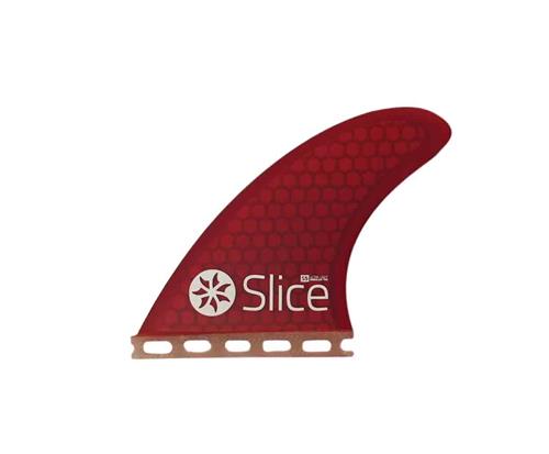 Slice Fins slice rtm hexcore S5 single tab red  Noordzee Boardstore surfshop Scheveningen
