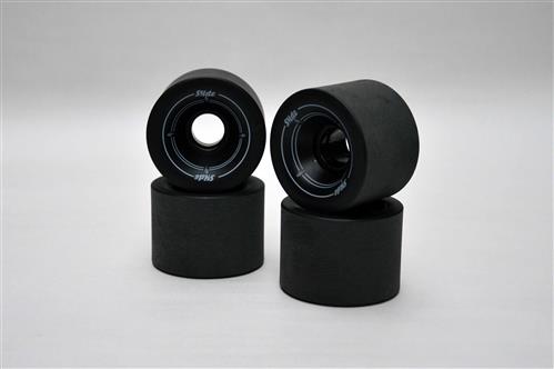 Slide Surf Skateboards slide 70mm  wheel set 78A black (pack of 4 wheels)  Noordzee Boardstore surfshop Scheveningen