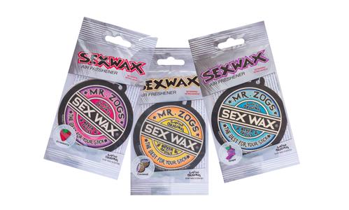 Sex Wax sex wax air fresheners: 10 coco, 5 straw, 5 grape  Noordzee Boardstore surfshop Scheveningen
