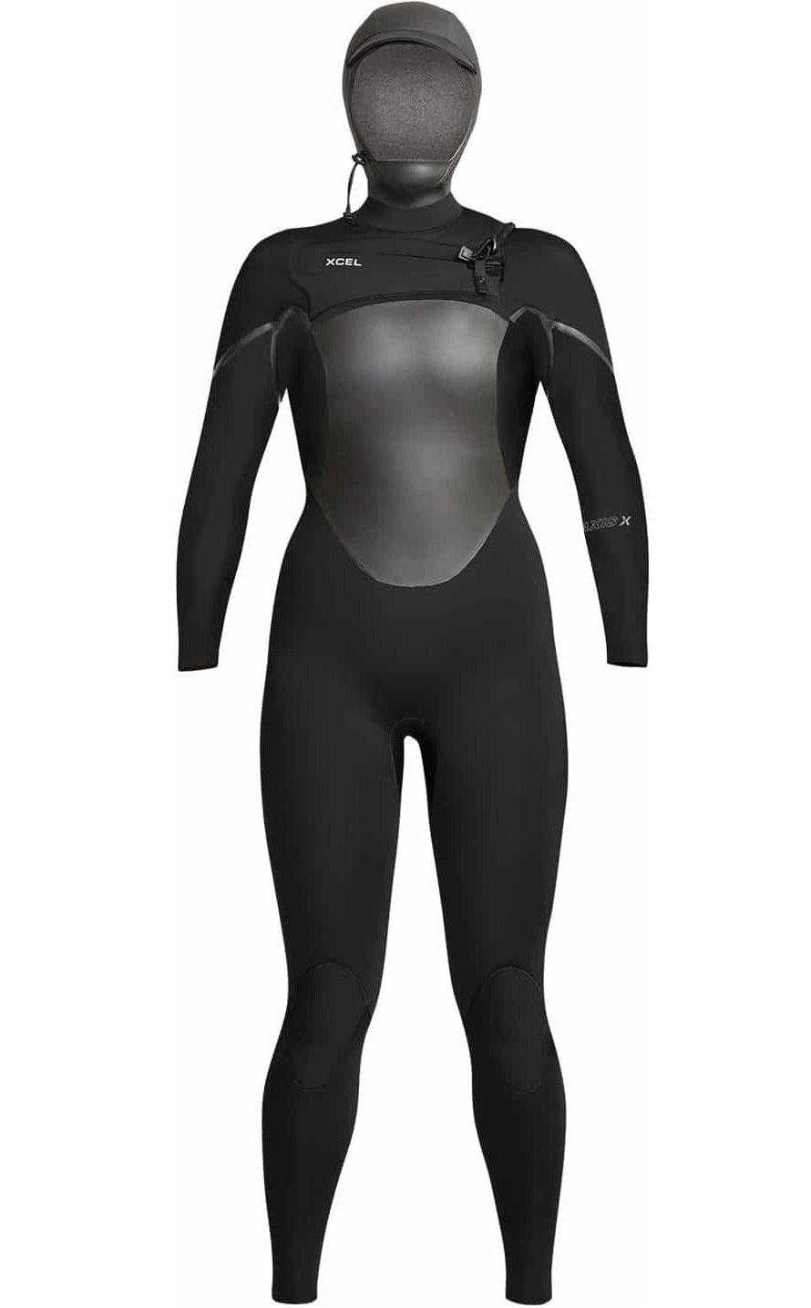 xcel-axis-x-noordzee-boardstore-surfshop Hooded wetsuit dames pak