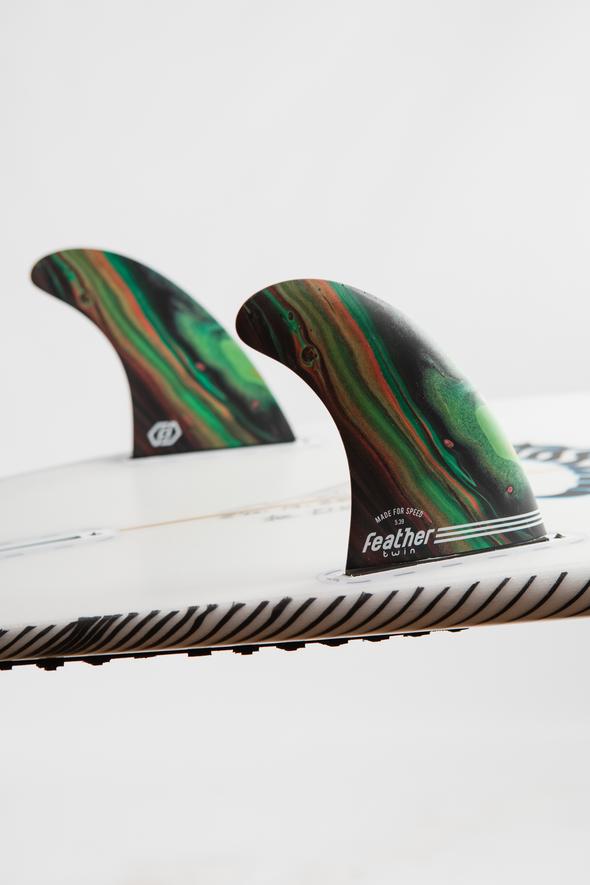 Feather Fins - Twin - Single Tab- Color - Image 2