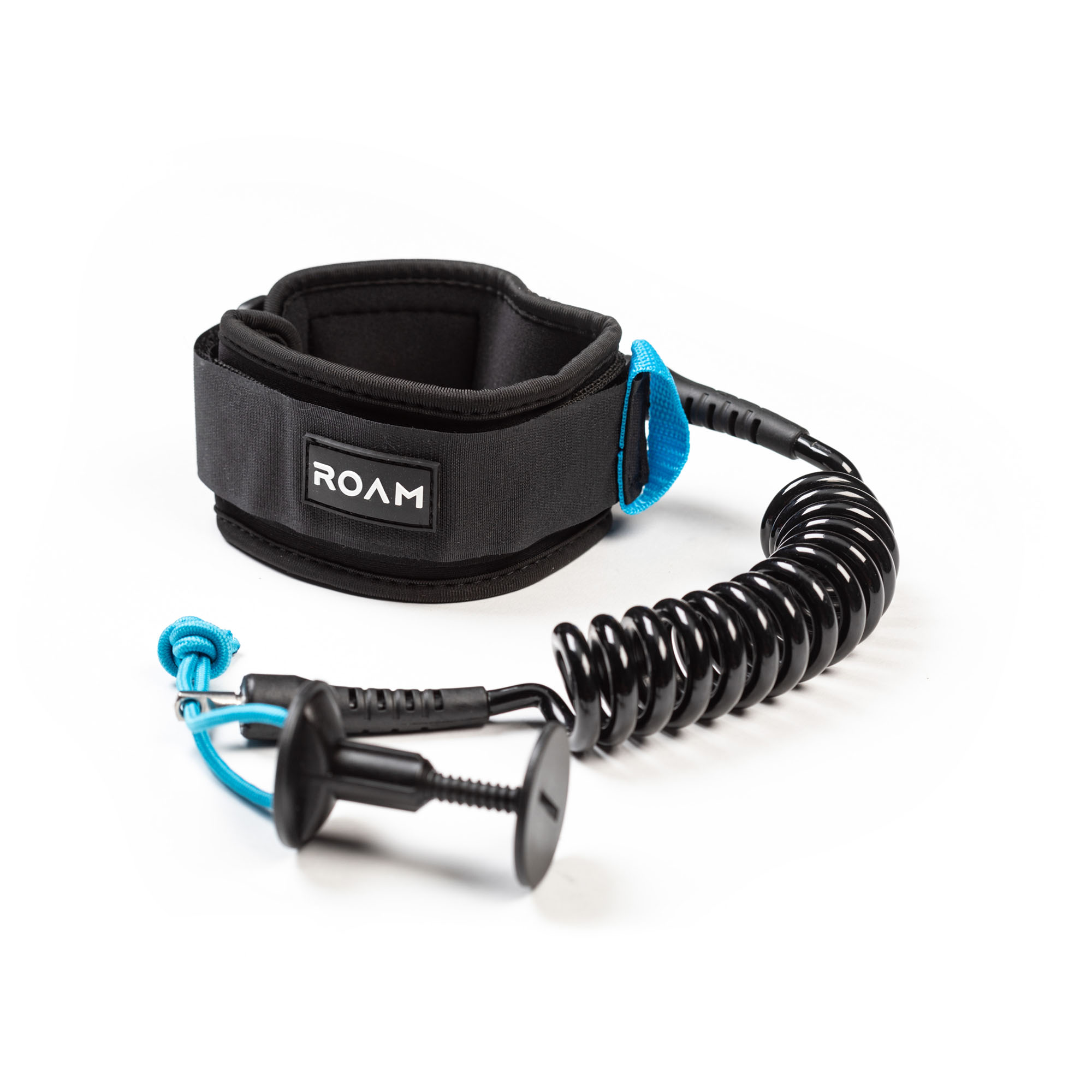 ROAM - Bodyboard leash black - incl plug - Noordzee Boardstore