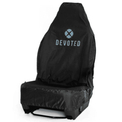 devoted premium single car-van seat cover black