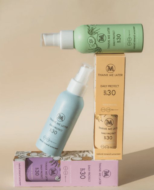 Thank Me Later – Aloë Vera & Komkommer – Minerale Zonnebrandcrème SPF30 – 100ML - Image 2