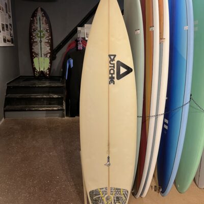 Custom Dutchie Surfboard quad fins futures 6'3 18 5/16 2 5/16