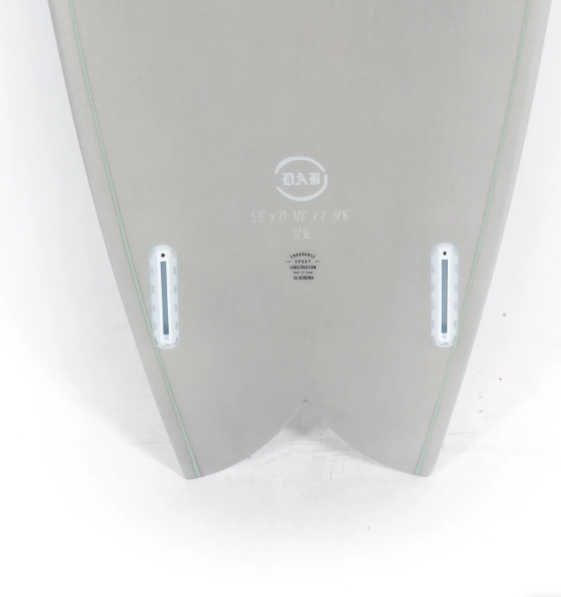 INDIO SURFBOARD - DAB GRAY - 5'9" X 21 1/8 X 2 9/16 X 37.60L - Image 8