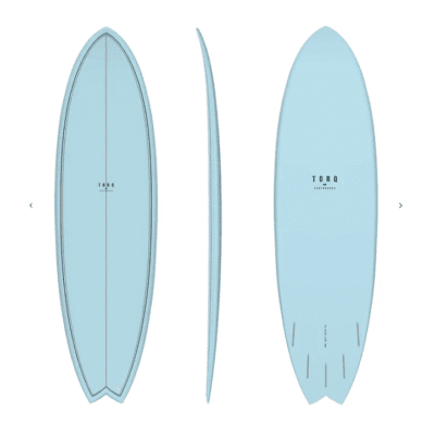 TORQ MOD FISH TET - FUTURES - 5 FIN - CLASSIC BLUE ( 6'10 - 7'2 )